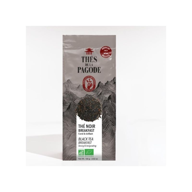 Thé Noir Breakfast 100g Les Thés de la Pagode Les Thés de la Pagode  dans votre magasin bio en ligne Etiketbio.eu