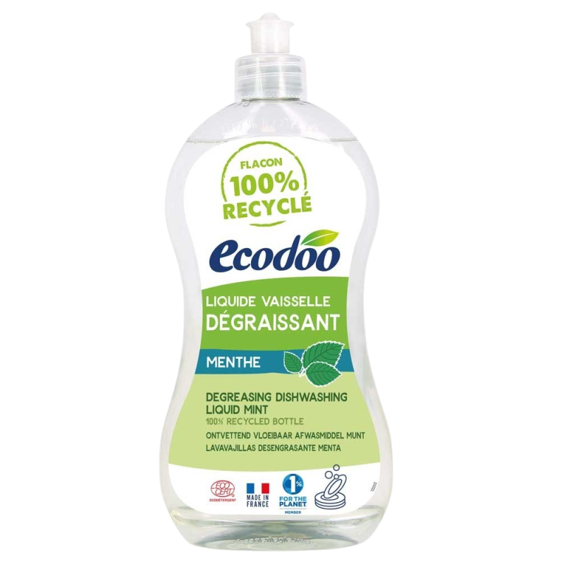 Liquide vaisselle menthe 500ml Ecodoo Ecodoo  dans votre magasin bio en ligne Etiketbio.eu