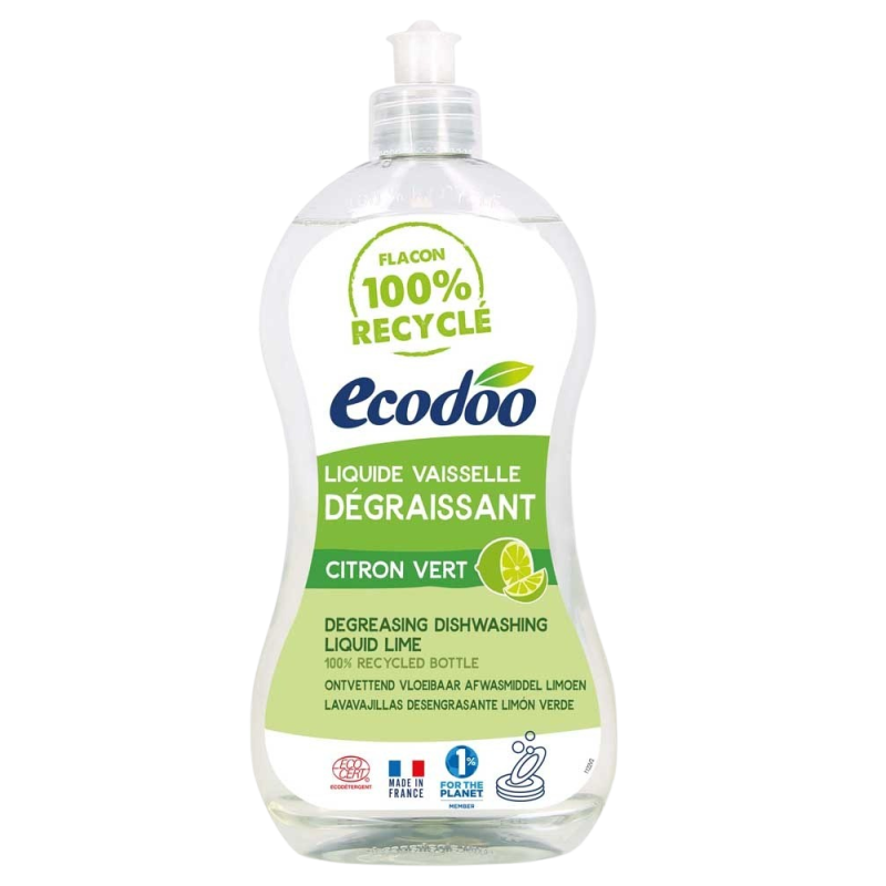 Liquide vaisselle citron vert 500ml Ecodoo Ecodoo  dans votre magasin bio en ligne Etiketbio.eu