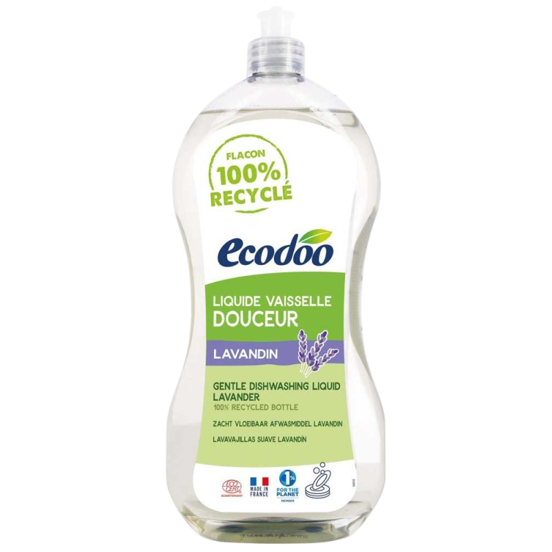 Liquide vaisselle lavandin 1L Ecodoo Ecodoo  dans votre magasin bio en ligne Etiketbio.eu