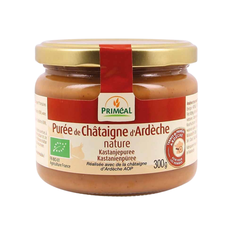 Purée de châtaigne Priméal 300g Priméal  dans votre magasin bio en ligne Etiketbio.eu