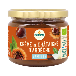 Crème de châtaigne vanillée bio 325g Priméal Priméal  dans votre magasin bio en ligne Etiketbio.eu