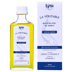 Huile de foie de morue Lýsi 240ml naturelle Lysi oméga  dans votre magasin bio en ligne Etiketbio.eu
