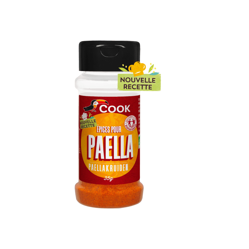 Mélange paëlla bio Cook 35g Cook  dans votre magasin bio en ligne Etiketbio.eu