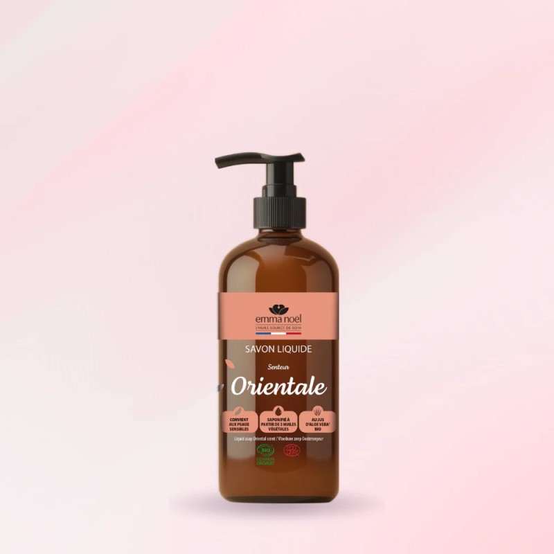 Savon liquide oriental bio 500ml - Emma Noël Emma Noël  dans votre magasin bio en ligne Etiketbio.eu
