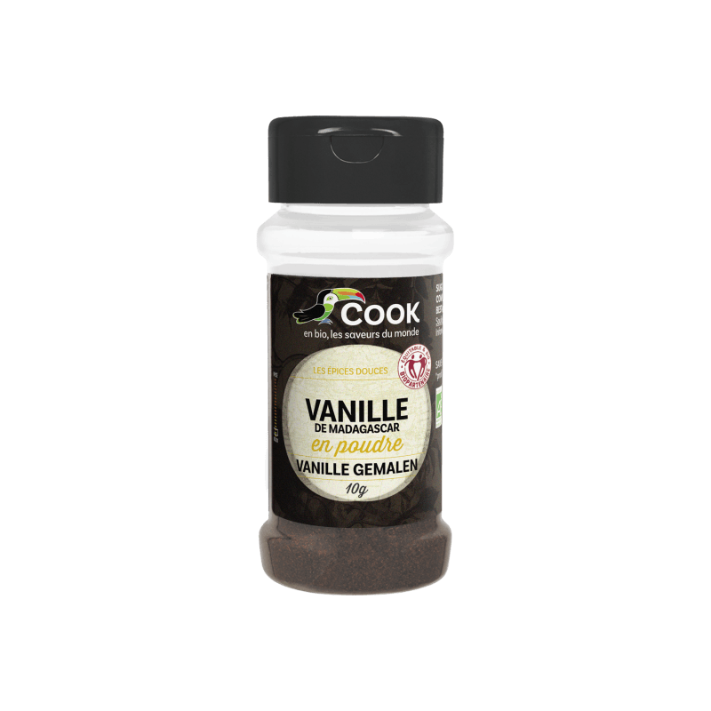 Vanille en poudre bio Cook 10g Cook  dans votre magasin bio en ligne Etiketbio.eu