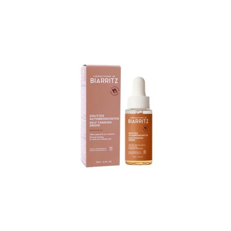 Gouttes autobronzantes bio 20ml – Biarritz Laboratoires de Biarritz  dans votre magasin bio en ligne Etiketbio.eu