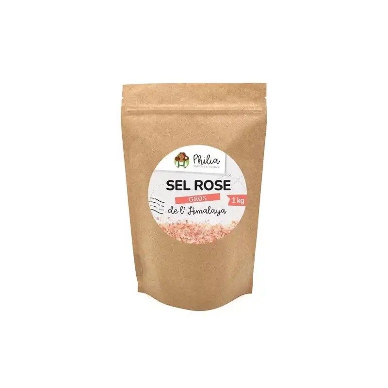 Gros sel rose Himalaya 1kg Philia PHILIA  dans votre magasin bio en ligne Etiketbio.eu
