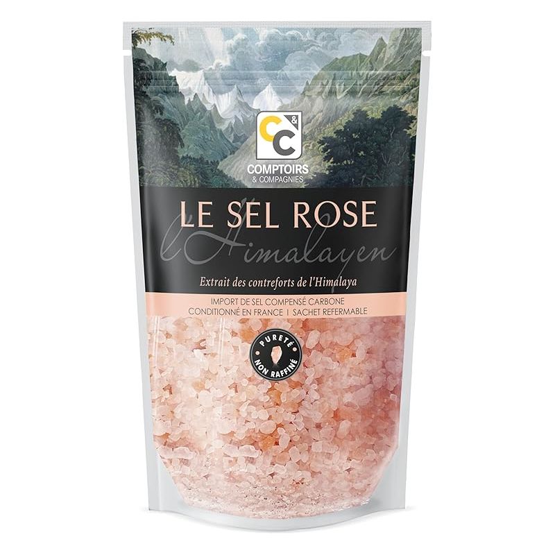 Sel rose grains 1kg Comptoirs