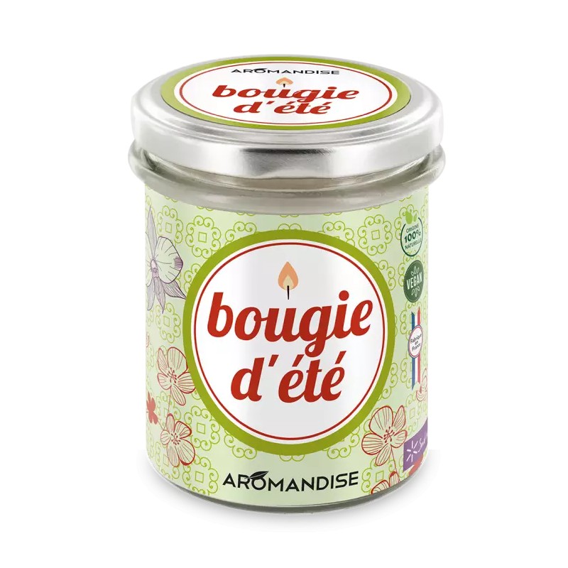Bougie d’été Aromandise 150 g Aromandise  dans votre magasin bio en ligne Etiketbio.eu