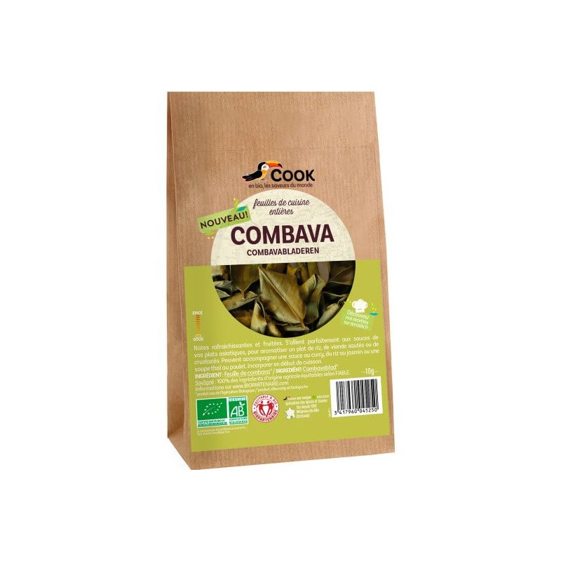 Combava feuilles bio Cook 10g Cook  dans votre magasin bio en ligne Etiketbio.eu