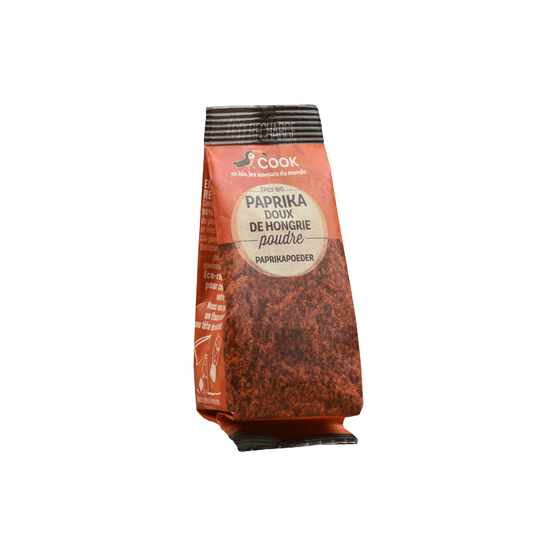 Paprika doux bio Cook 40g Cook  dans votre magasin bio en ligne Etiketbio.eu