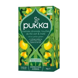 Infusion Matinée Citronnée bio 20 infusettes Pukka Pukka  dans votre magasin bio en ligne Etiketbio.eu