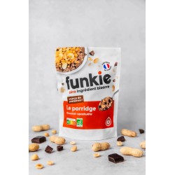 Porridge chocolat cacahuète bio 280g Funkie Funkie  dans votre magasin bio en ligne Etiketbio.eu