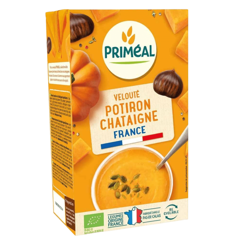 Velouté potiron châtaigne Priméal 1L Priméal  dans votre magasin bio en ligne Etiketbio.eu