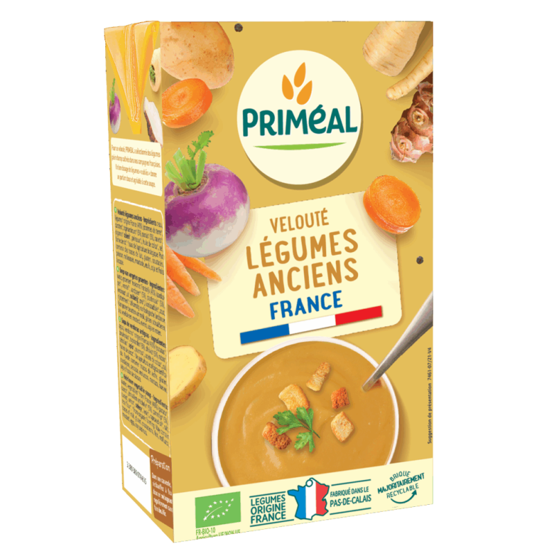 Velouté légumes anciens Priméal 1L Priméal  dans votre magasin bio en ligne Etiketbio.eu