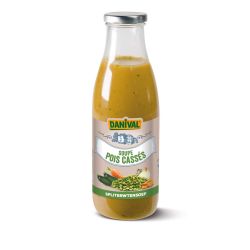 Soupe pois cassés courgettes Danival 72cl Danival  dans votre magasin bio en ligne Etiketbio.eu
