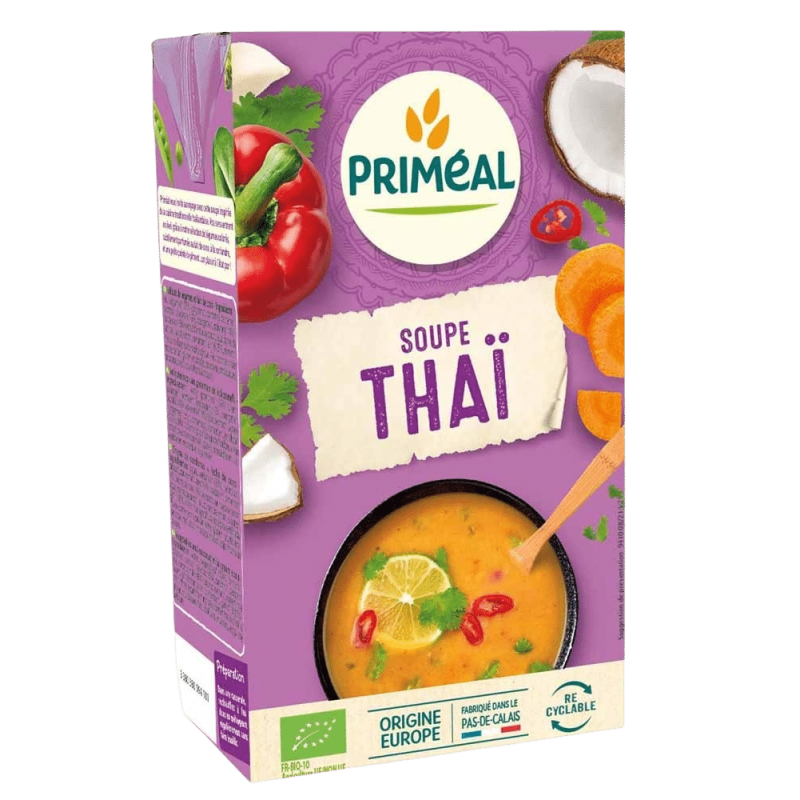 Soupe thaï bio Priméal 1L Priméal  dans votre magasin bio en ligne Etiketbio.eu