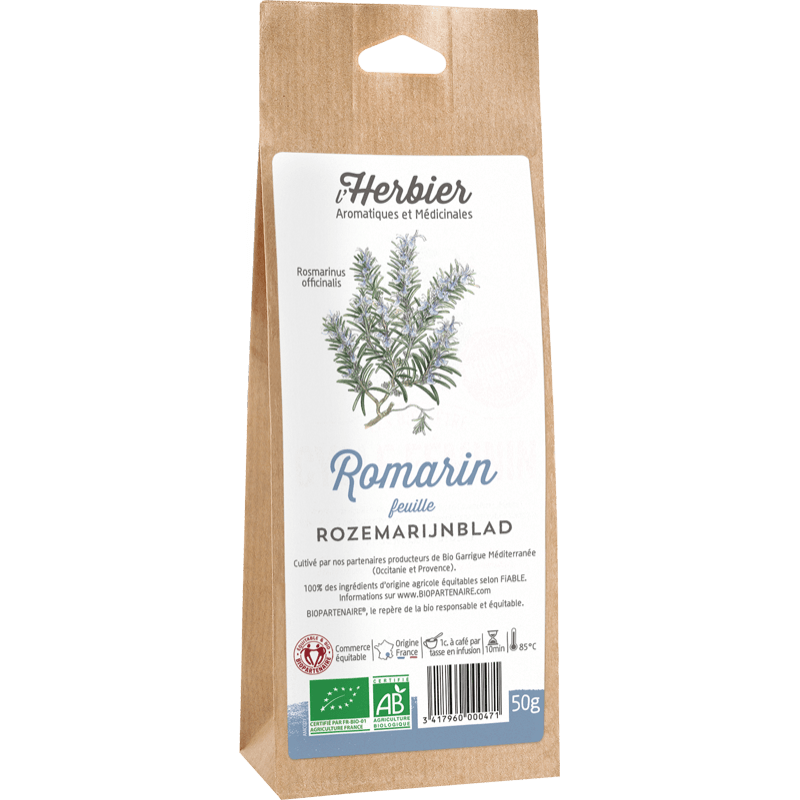 Romarin feuilles L’Herbier de France 50g