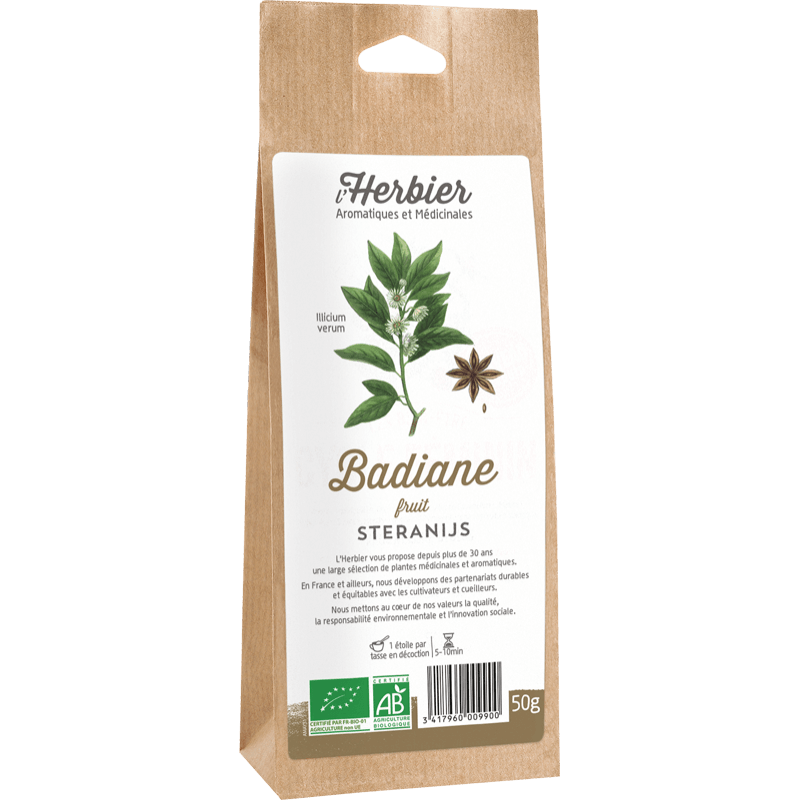 Badiane fruits L’Herbier de France 50g