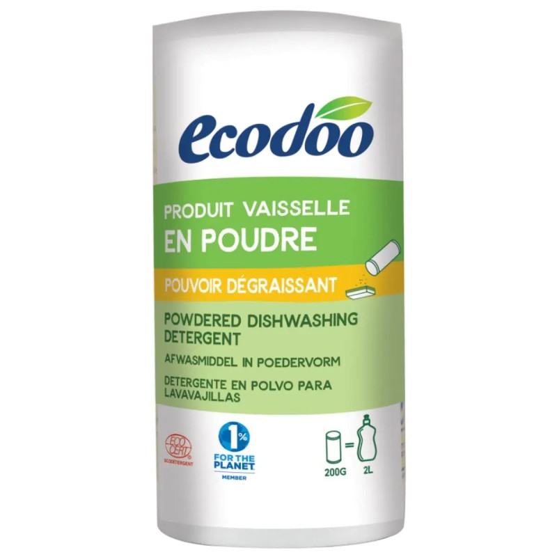 Produit vaisselle poudre Ecodoo 200g Ecodoo  dans votre magasin bio en ligne Etiketbio.eu