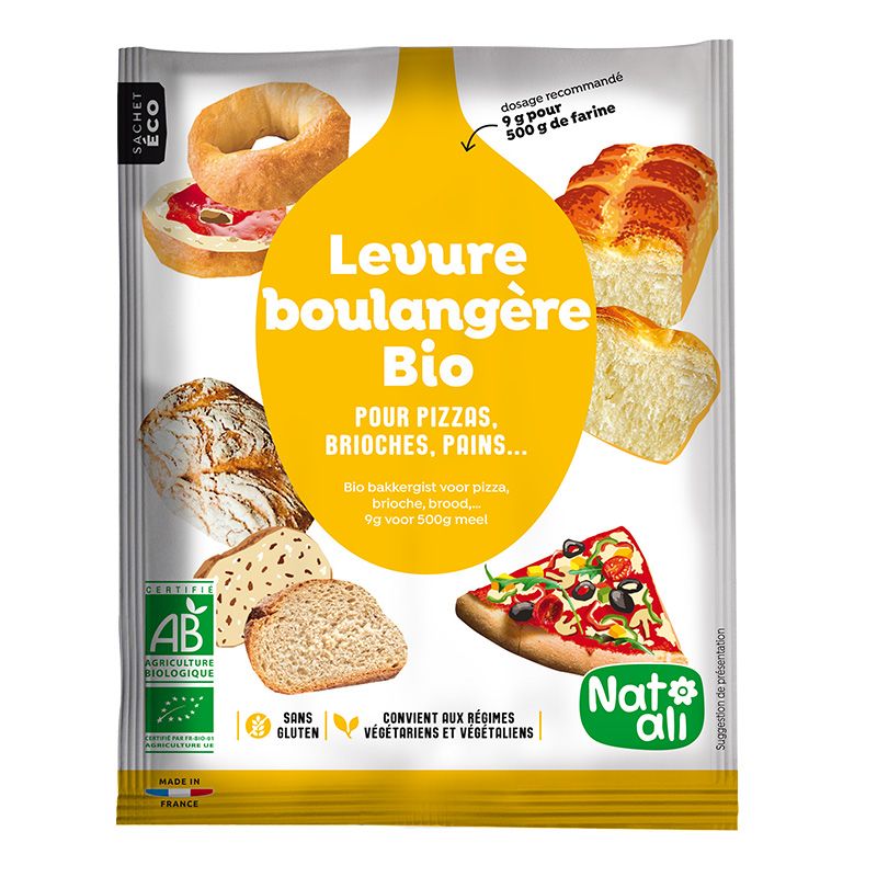 Levure boulangère Natali 54g Natali  dans votre magasin bio en ligne Etiketbio.eu