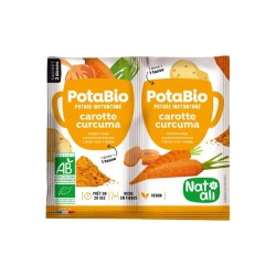 Potabio carotte curcuma bio 2x8,5g - Natali Natali  dans votre magasin bio en ligne Etiketbio.eu