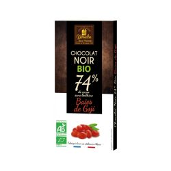 Chocolat noir goji 100g Moulin des Moines Moulin des Moines  dans votre magasin bio en ligne Etiketbio.eu