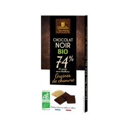 Chocolat noir chanvre 100g Moulin des Moines Moulin des Moines  dans votre magasin bio en ligne Etiketbio.eu