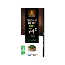 Chocolat noir spiruline 100g Moulin des Moines Moulin des Moines  dans votre magasin bio en ligne Etiketbio.eu