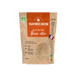 Son de blé bio 250g fibres - Favrichon Favrichon  dans votre magasin bio en ligne Etiketbio.eu