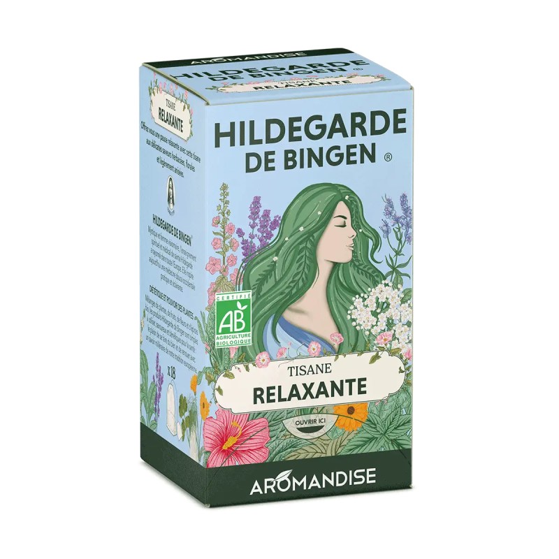Tisane relaxante Aromandise 20 sachets Aromandise  dans votre magasin bio en ligne Etiketbio.eu