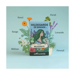 Tisane relaxante Aromandise 20 sachets Aromandise  dans votre magasin bio en ligne Etiketbio.eu