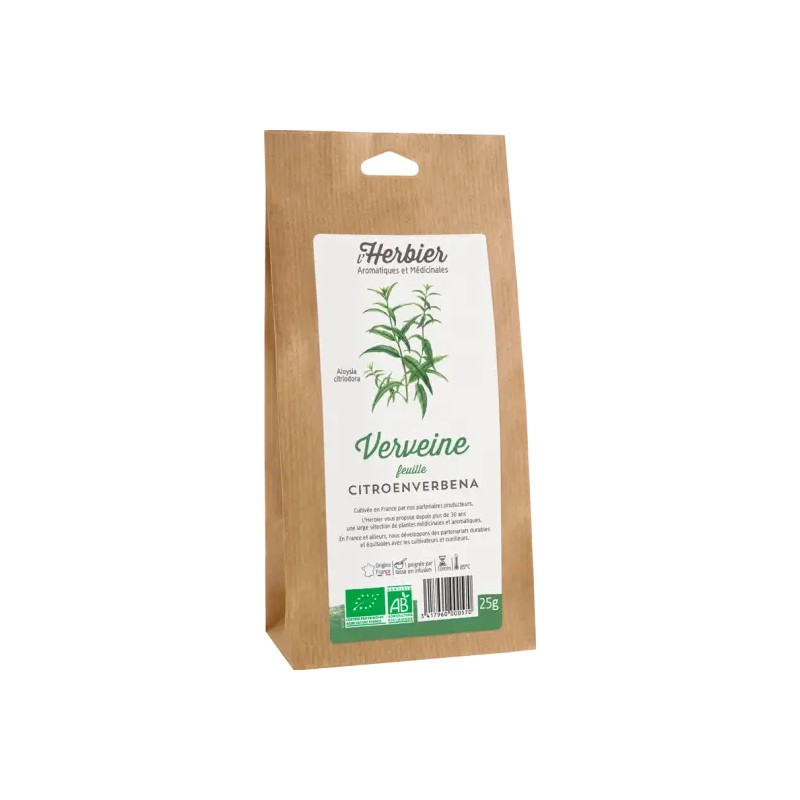 Verveine odorante L’Herbier de France 25g Herbier de France  dans votre magasin bio en ligne Etiketbio.eu