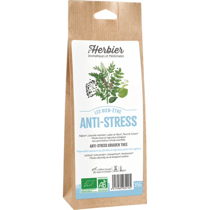 Tisane anti-stress Hamac L’Herbier 35g Herbier de France  dans votre magasin bio en ligne Etiketbio.eu