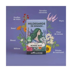 Tisane nuit sachets Hildegarde de Bingen  dans votre magasin bio en ligne Etiketbio.eu