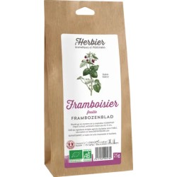 Framboisier feuilles L’Herbier 25g Herbier de France  dans votre magasin bio en ligne Etiketbio.eu