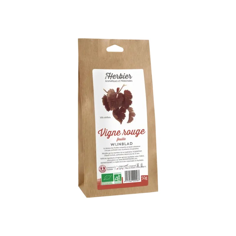 Vigne rouge L’Herbier de France 50g