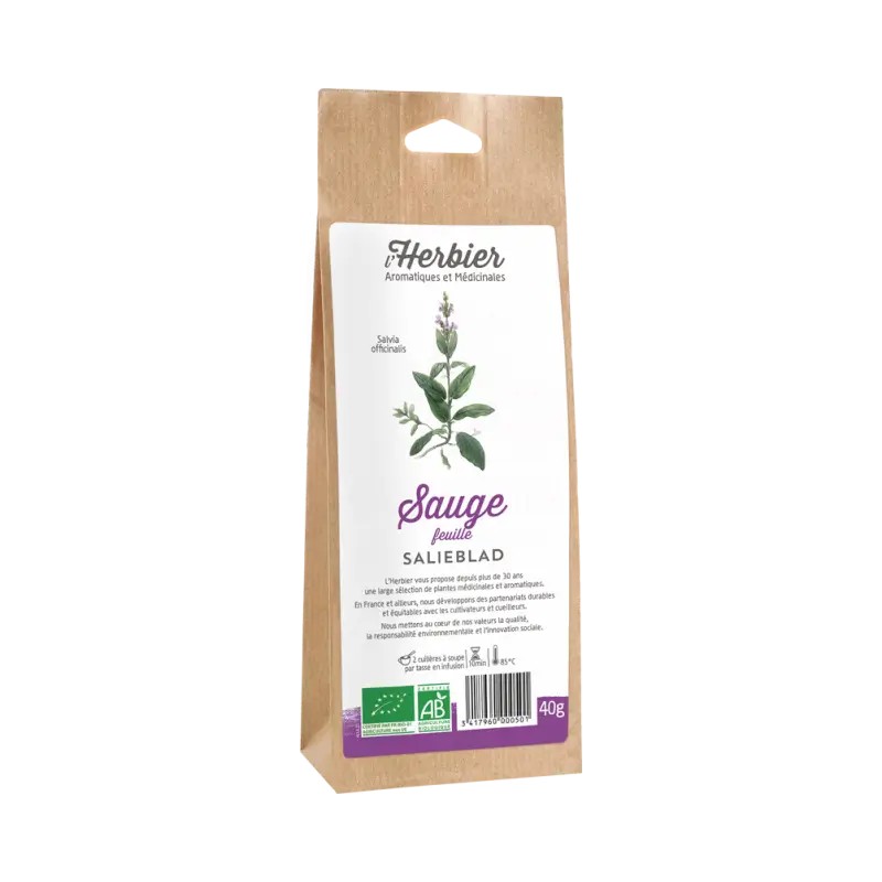 Sauge feuilles L’Herbier de France 40g