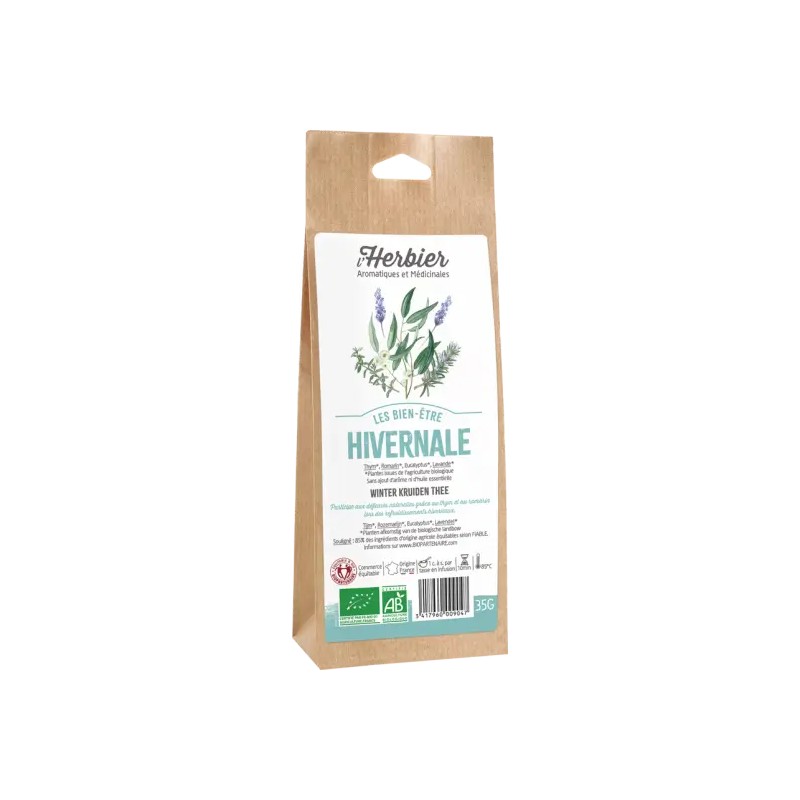 Mélange hivernal L’Herbier 35g Herbier de France  dans votre magasin bio en ligne Etiketbio.eu