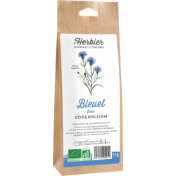 Bleuet fleurs bio 15g Herbier de France Herbier de France  dans votre magasin bio en ligne Etiketbio.eu