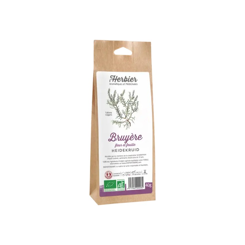 Bruyère bio 40g Herbier de France Herbier de France  dans votre magasin bio en ligne Etiketbio.eu