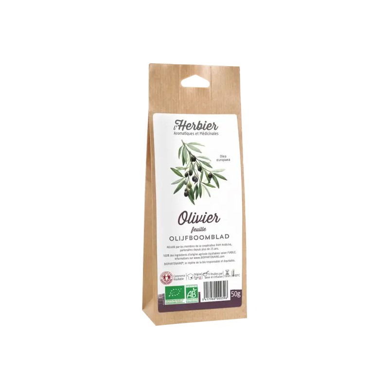Olivier feuilles L’Herbier 50g