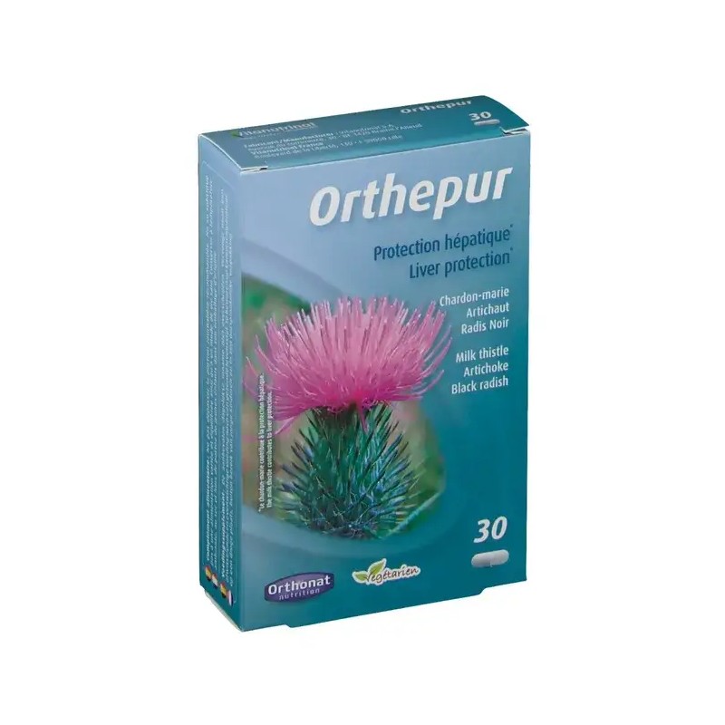 Orthepur 30 gélules digestion foie – Orthonat Orthonat  dans votre magasin bio en ligne Etiketbio.eu