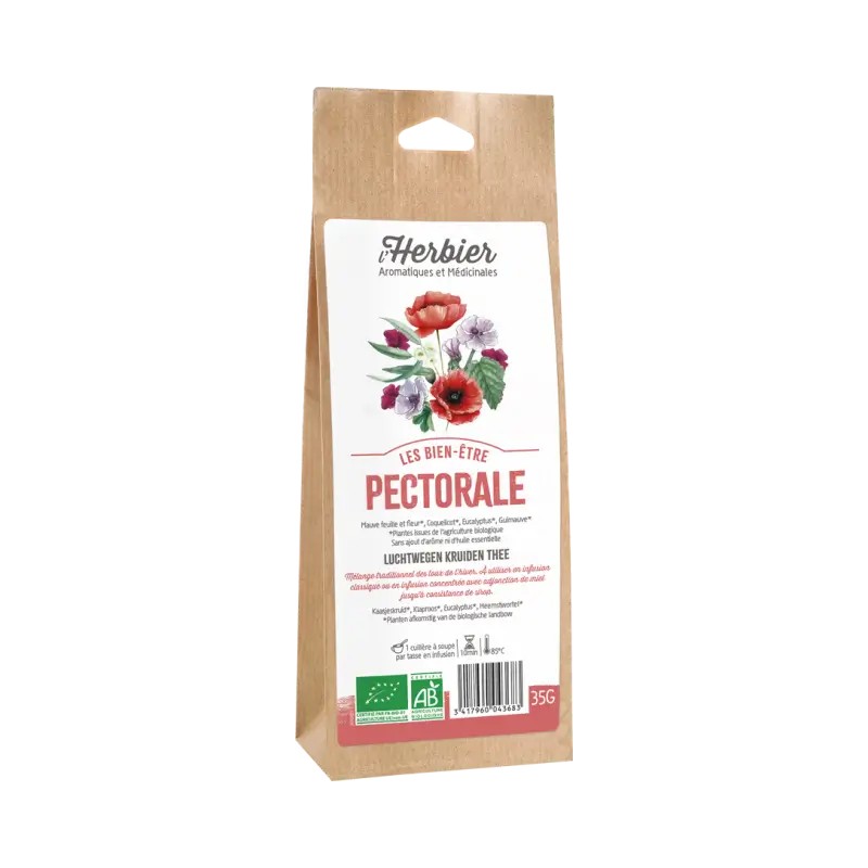 Mélange pectoral bio 35g – L’Herbier de France Herbier de France  dans votre magasin bio en ligne Etiketbio.eu