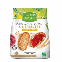 Petits pains grillés épeautre 225g Pivert Moulin du Pivert  dans votre magasin bio en ligne Etiketbio.eu