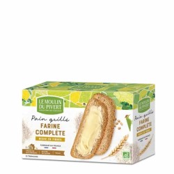 Pain grillé complet Pivert 250g Moulin du Pivert  dans votre magasin bio en ligne Etiketbio.eu