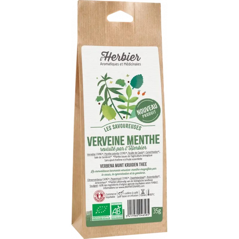 Verveine menthe bio 35g – L’Herbier de France Herbier de France  dans votre magasin bio en ligne Etiketbio.eu