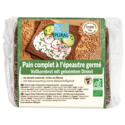 Pain épeautre germé bio 375g – Pural Puraliment  dans votre magasin bio en ligne Etiketbio.eu