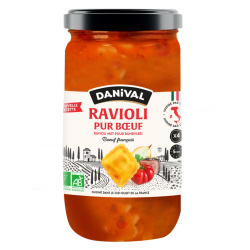 Ravioli bœuf bio 670g Danival Danival  dans votre magasin bio en ligne Etiketbio.eu